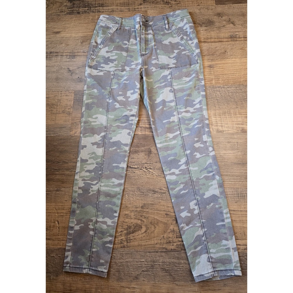 Knox Rose Camo Jeans Womens 10 Cotton Blend Slim Leg Grunge